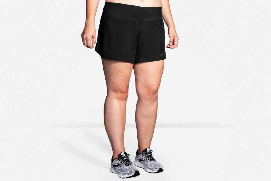 Brooks Women's Chaser 5" Bottoms Black ( BTFNS6328 )